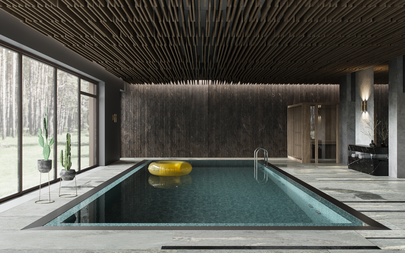 Загородный дом, оформленный в натуральных тонах