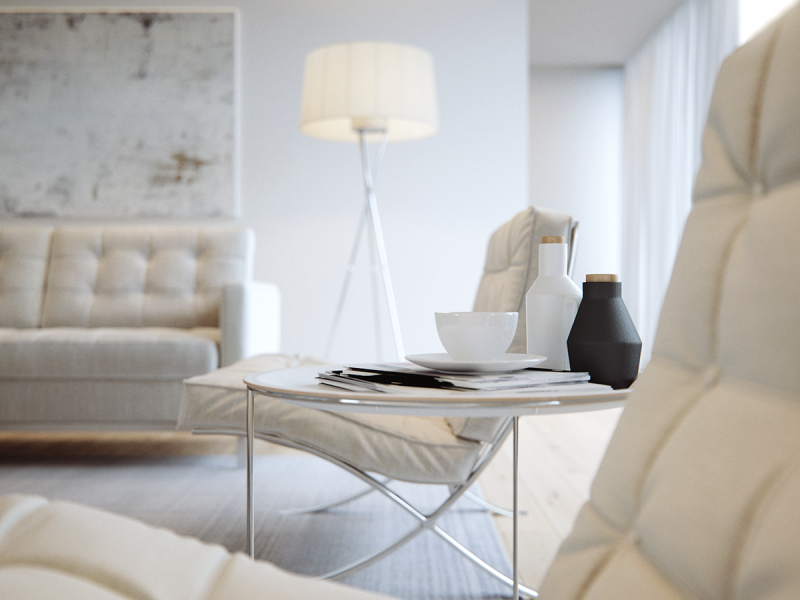 Белоснежный интерьер загородного дома Белоснежный интерьер загородного дома