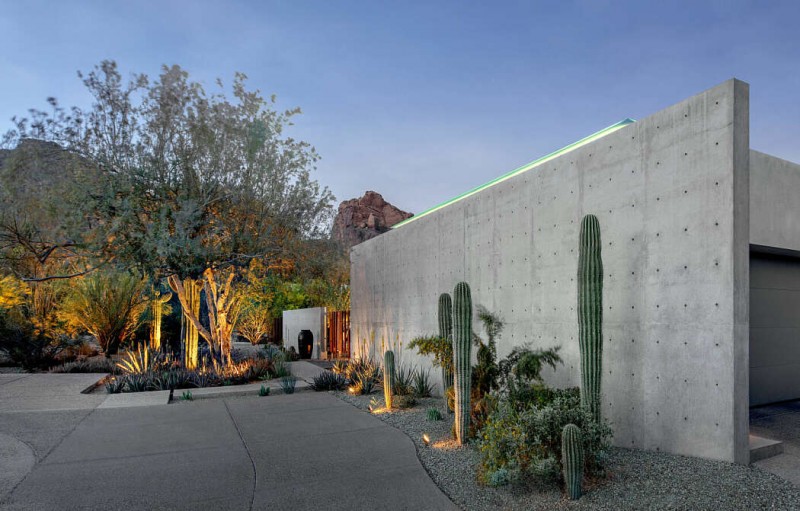 Бетонная резиденция в Аризоне