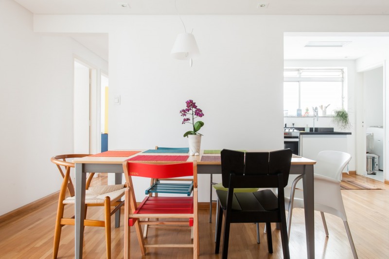 Интерьер ярких апартаментов в Сан-Паулу