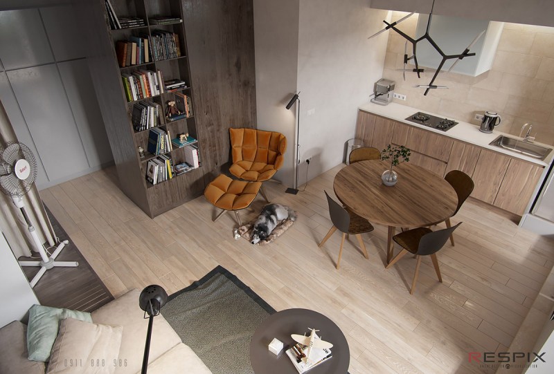 Интерьер студии в Ханое, Вьетнам