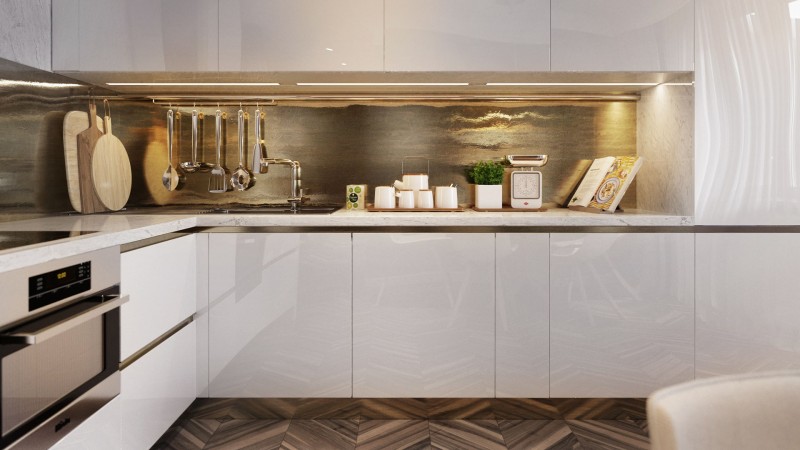 Компромисс между современной классикой и минимализмом в оформлении квартиры