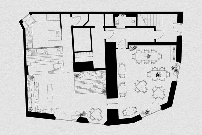 Концепт-бар Box в городе Брешиа, Италия Концепт-бар Box в городе Брешиа, Италия
