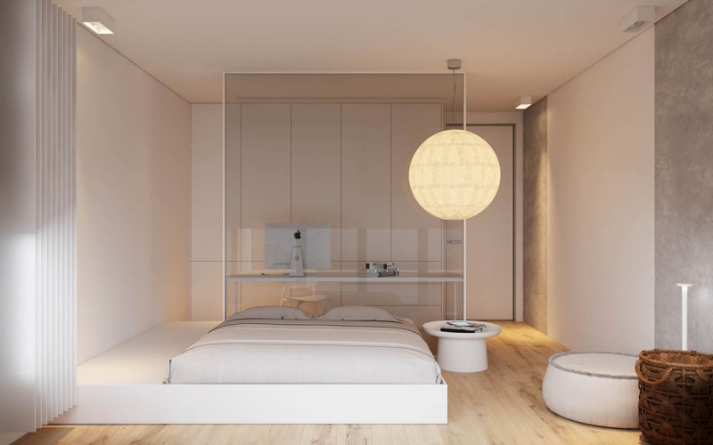 Минималистская квартира площадью 66 кв.м.