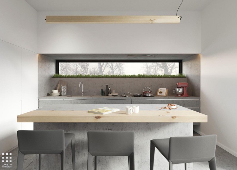 Проект дома, оформленного в спокойных тонах