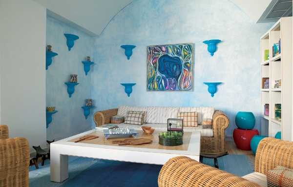 Роскошный отель Mykonos Blu на острове Миконос, Греция