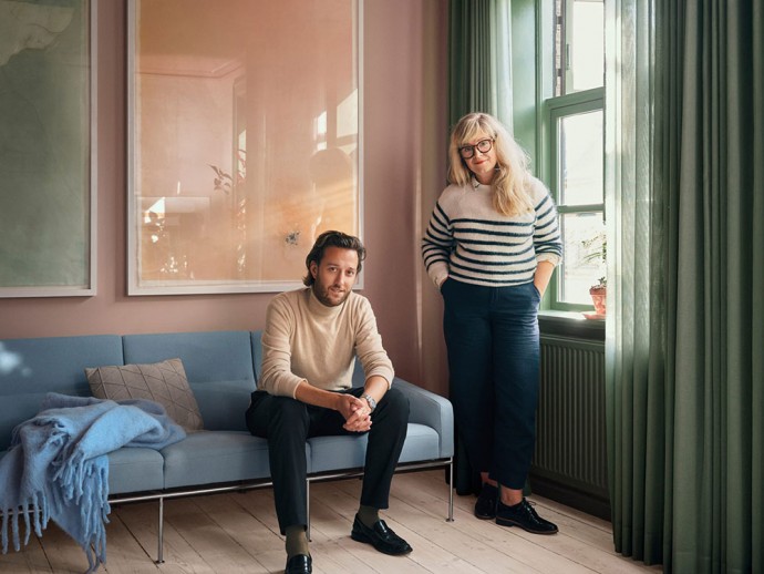 Дом творческой пары, журналистов Сиссе и Эсбена, в Копенгагене