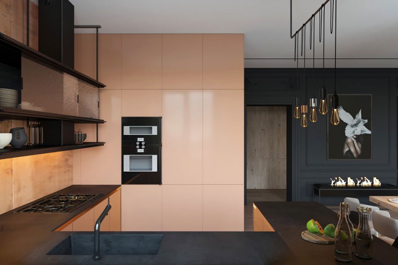 Эклектичный стиль с элементами классики и лофт