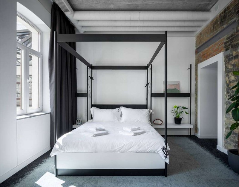 Гостиничный комплекс в индустриальном стиле Гостиничный комплекс в индустриальном стиле