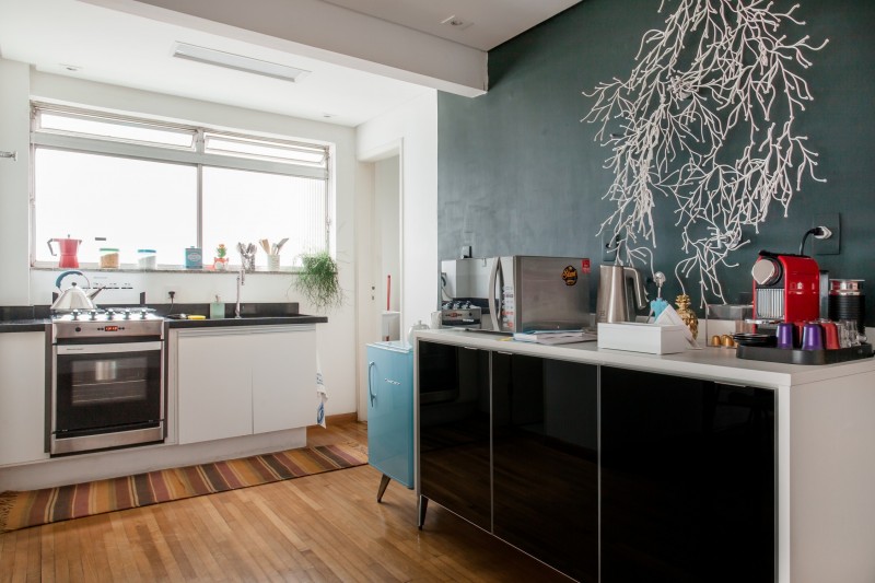 Интерьер ярких апартаментов в Сан-Паулу