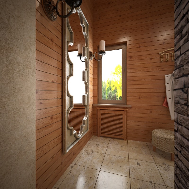 Проект загородного деревянного дома