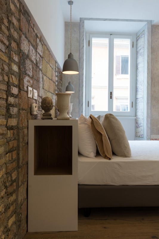 Теплая уютная обстановка квартиры в Риме Теплая уютная обстановка квартиры в Риме