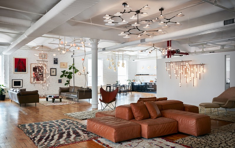 Выставочный зал нью-йоркского дизайнера Линдси Адельман на Манхэттене