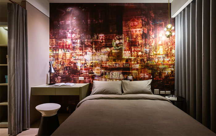 Азиатская простота оформления, чистые и простые линии в интерьере тайваньской квартиры