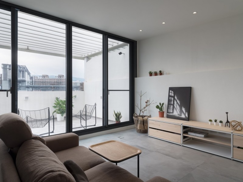 Двухуровневые апартаменты в Тайбэе