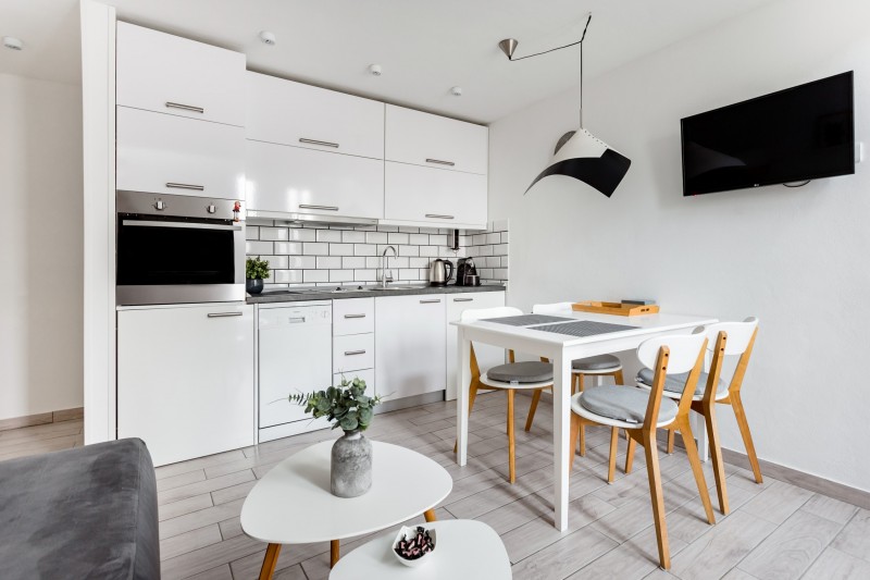 Интерьер двухуровневой квартиры в Хорватии Интерьер двухуровневой квартиры в Хорватии