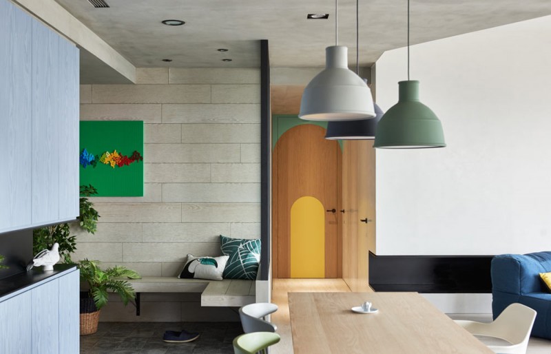 Интерьер уютной квартиры для семейной пары с детьми