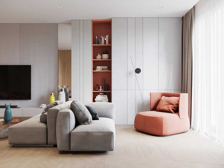 Легкое и воздушное пространство квартиры