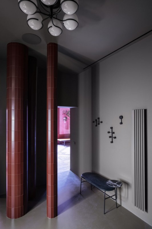 Оригинальное декорирование плиткой квартиры в Милане Оригинальное декорирование плиткой квартиры в Милане