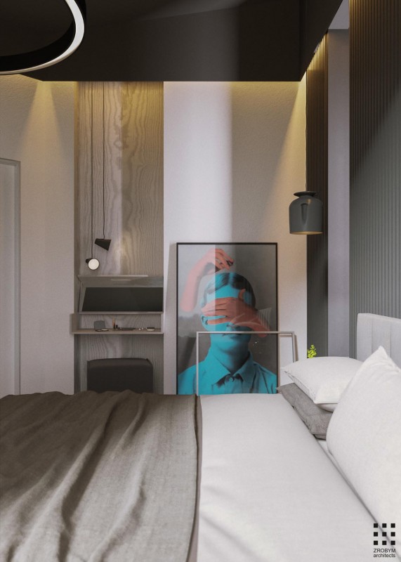 Проект дома, оформленного в спокойных тонах