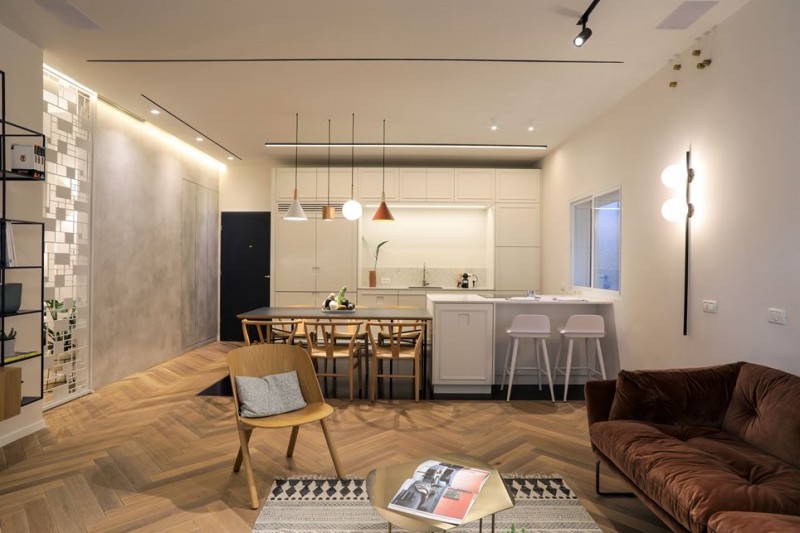 Скандинавский стиль в приморской квартире в Тель-Авиве