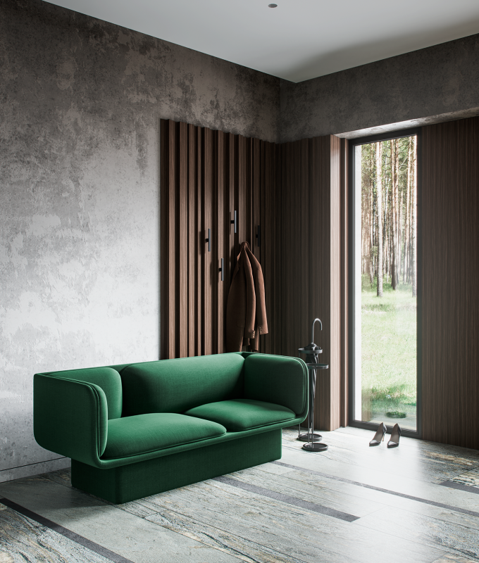 Загородный дом, оформленный в натуральных тонах