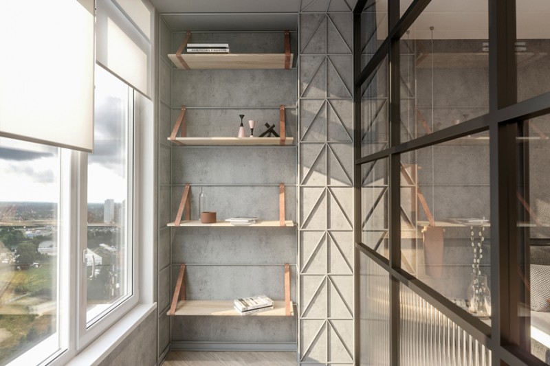 Дизайн квартиры, спроектированной для молодой девушки