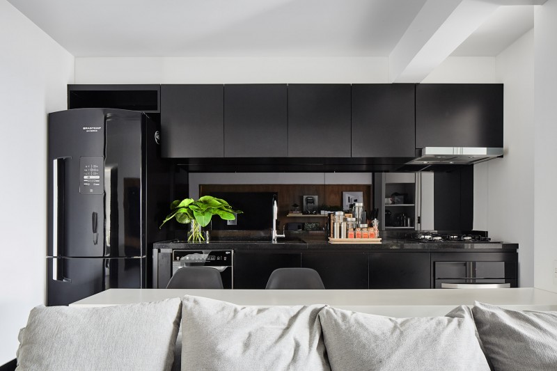 Функциональный интерьер квартиры в Сан-Паулу, Бразилия