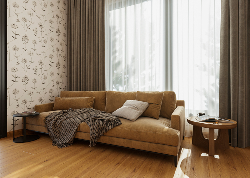 Интерьер небольшого двухэтажного дома