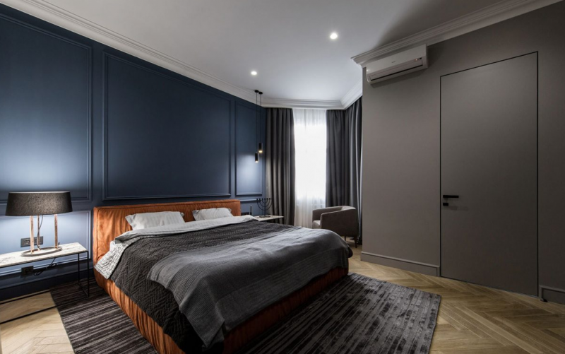 Интерьер современной квартиры в минималистичном  стиле