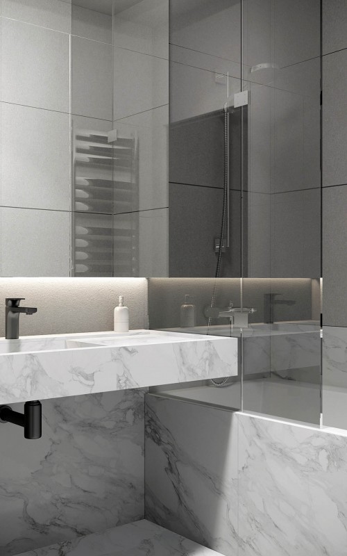 Яркий элегантный интерьер небольшой квартиры