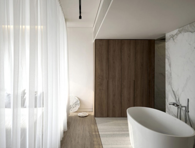 Минималистичная компактная квартира в Гонконге Минималистичная компактная квартира в Гонконге