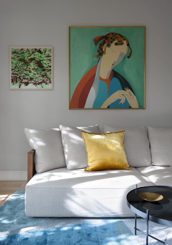 Светлые апартаменты в эклектическом стиле