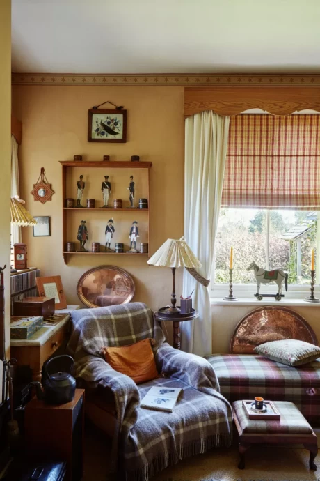 100-летний коттедж антиквара Альберта Вейра в Нортамберленде, Великобритания