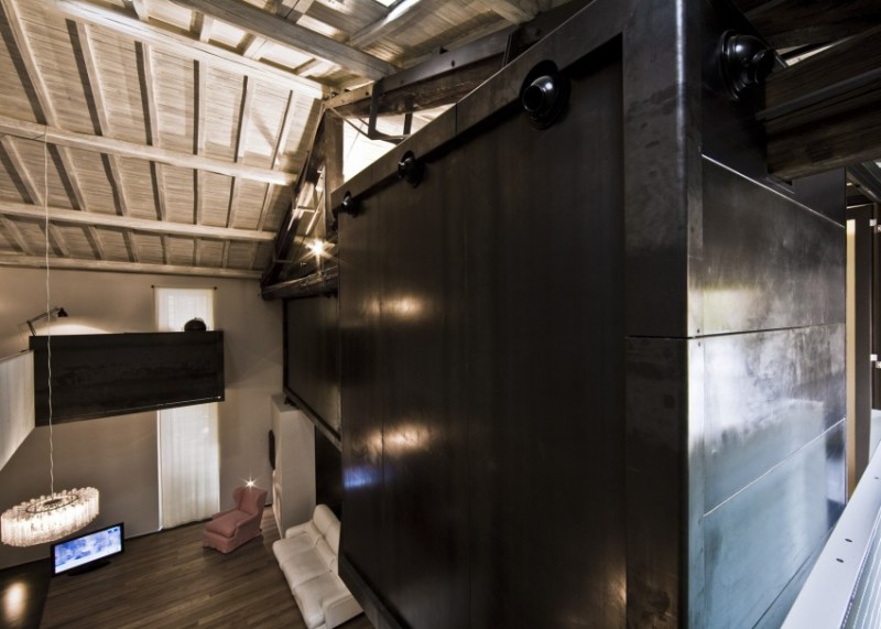 Интерьер квартиры-лофт в Риме