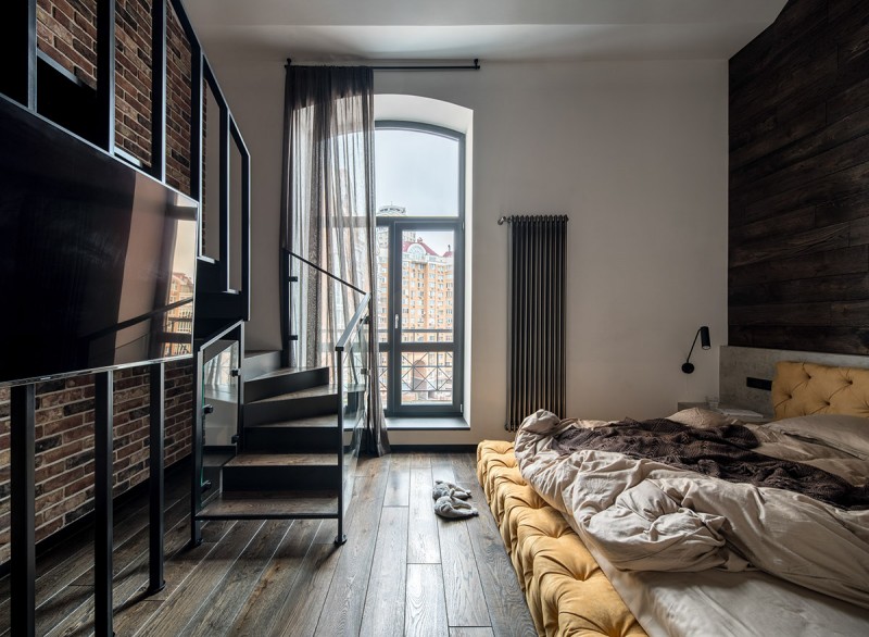 Интерьер трехуровневой квартиры Интерьер трехуровневой квартиры