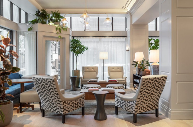 Отель The Woodlark, расположенный в центре города Портленд, штат Орегон Отель The Woodlark, расположенный в центре города Портленд, штат Орегон