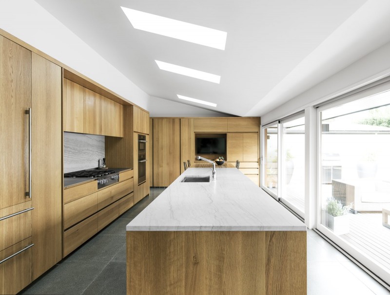 Полностью преобразованное ранчо середины ХХ века в Сиэтле