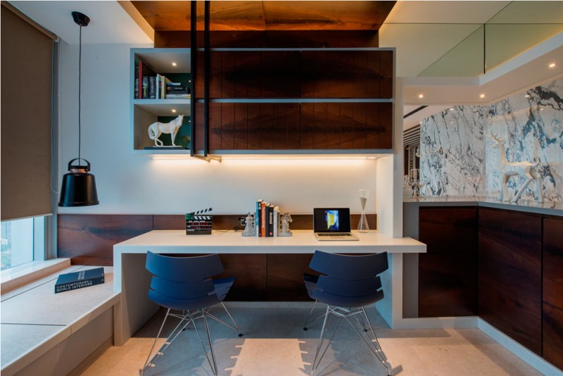 Апартаменты, состоящие из двух объединённых квартир в Мумбаи, Индия