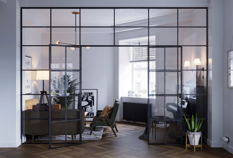 Эклектичный интерьер в скандинавском стиле