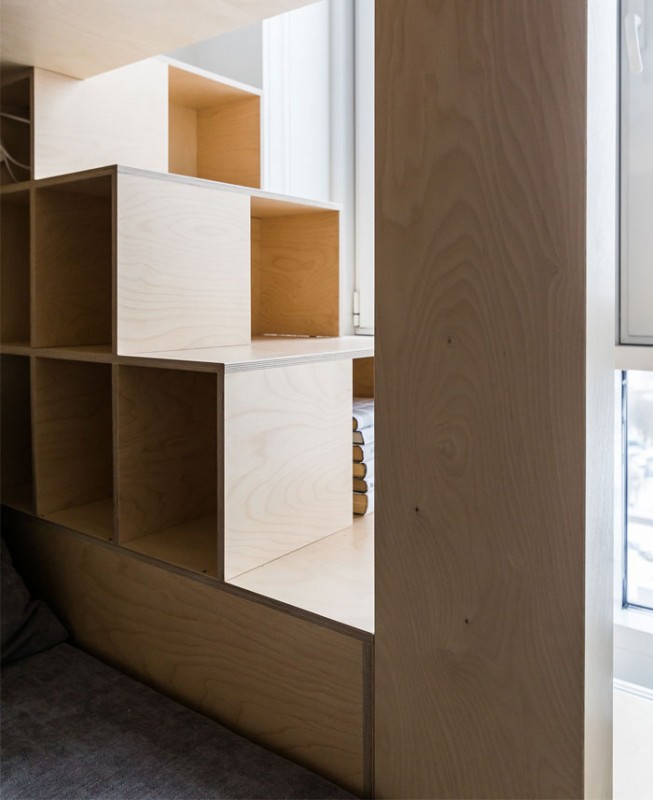 Контрастный интерьер стильных апартаментов