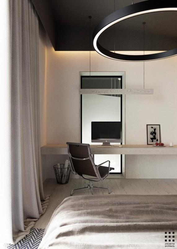 Проект дома, оформленного в спокойных тонах