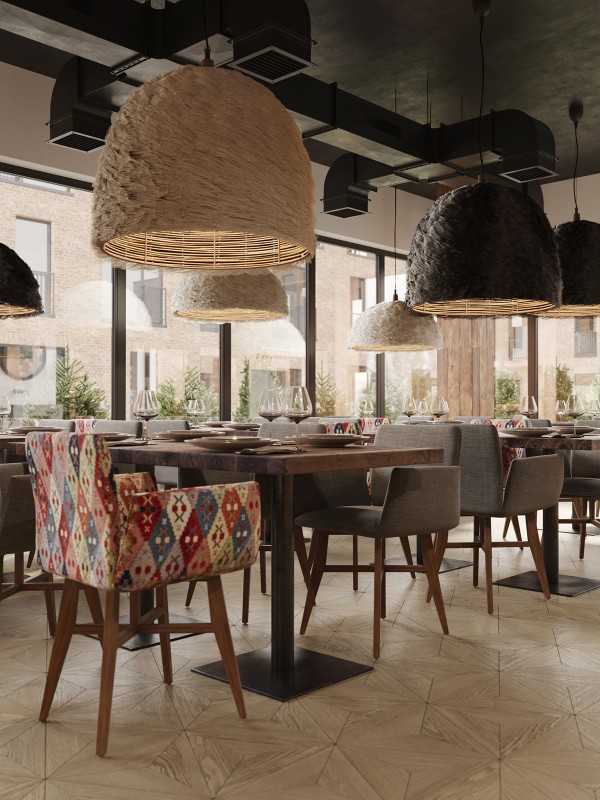 Проект ресторана грузинской кухни в Казахстане