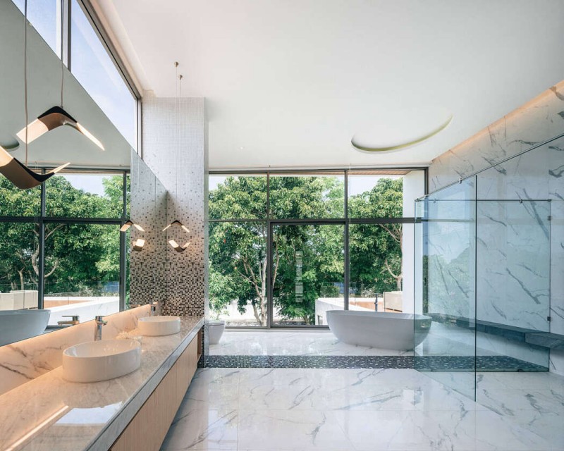 Современная двухэтажная вилла, расположенная в Накхонситхаммарате, Таиланд Современная двухэтажная вилла, расположенная в Накхонситхаммарате, Таиланд