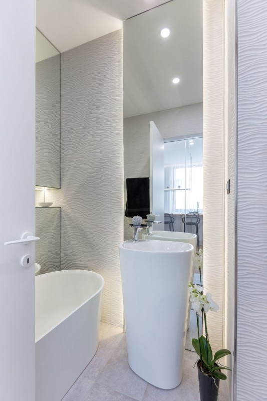 Интерьер комфортного и стильного пентхауса