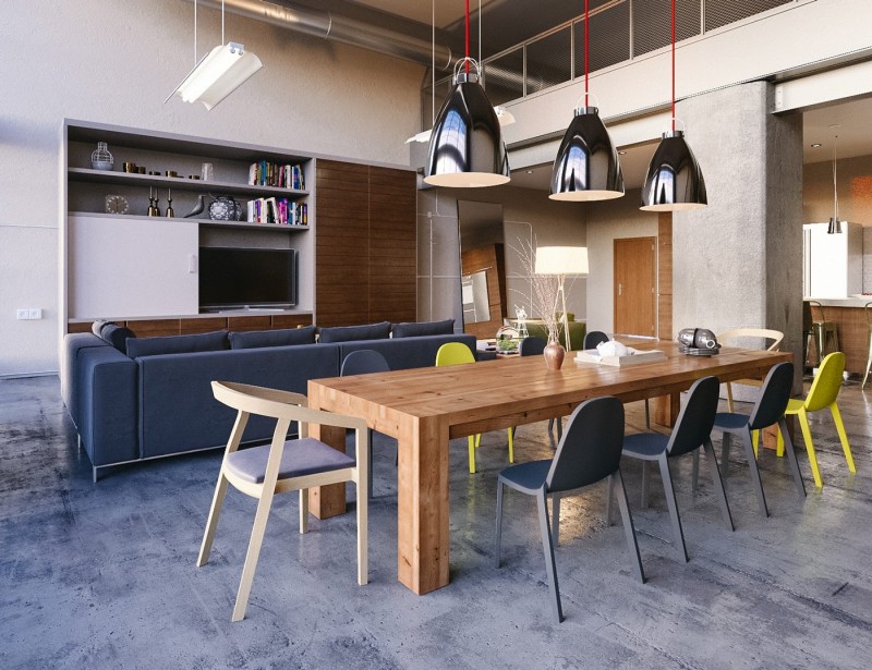 Интерьер стильного лофта Интерьер стильного лофта