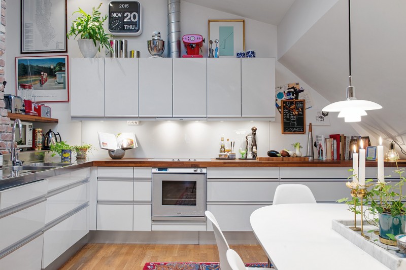 Интерьер уютного дуплекса