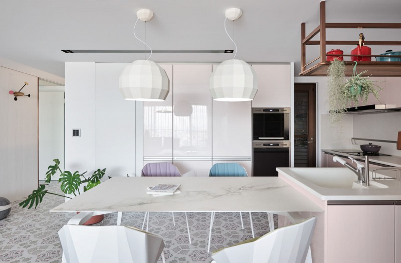 Оформление апартаментов в светлых тонах с добавлением пастельных оттенков