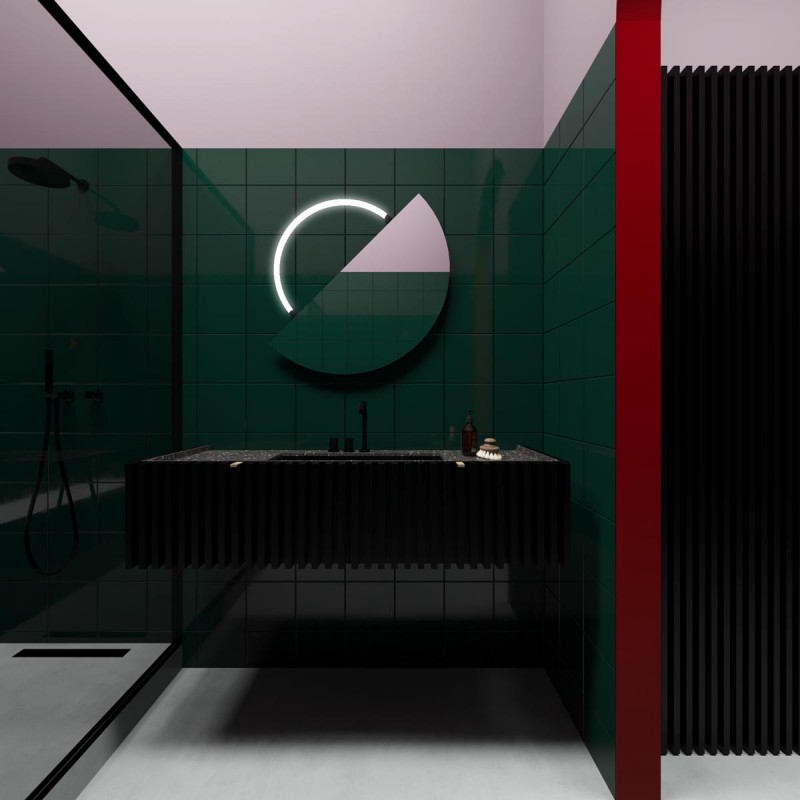 Апартаменты с открытой планировкой, оформленные в приглушенных тонах