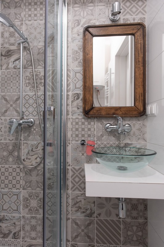 Интерьер мансардной квартиры в Кракове